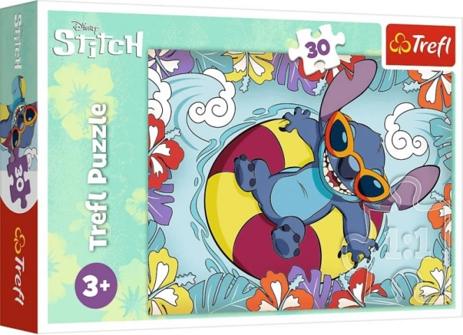 Puzzle Lilo i Stitch na wakacjach Trefl