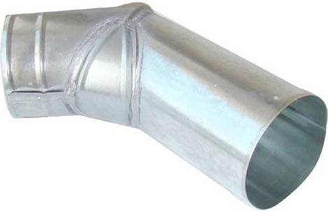 Kolanko V 80 mm z blachy ocynkowanej