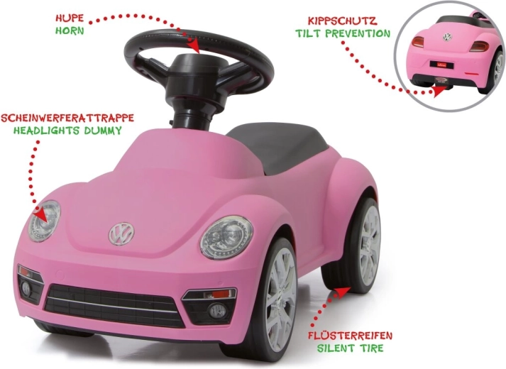 Jeździk Jamara Volkswagen Beetle różowy