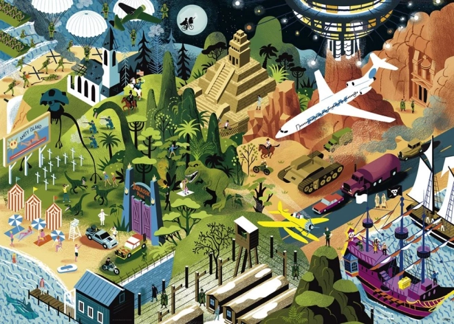 HEYE Puzzle Mistrzowie Filmowi: Filmy Stevena Spielberga 1000 kawałków