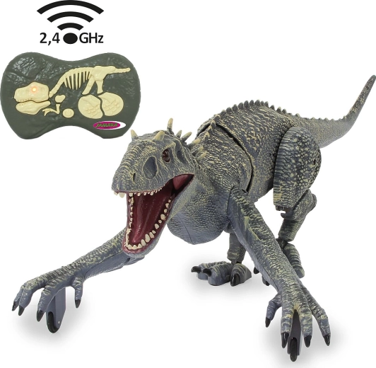 JAMARA zdalnie sterowany dinozaur Exoraptor szary
