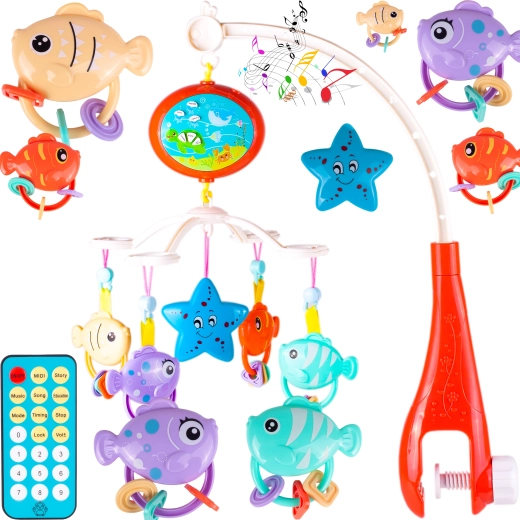 Karuzela do łóżeczka z pilotem Wodne Królestwo