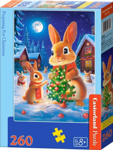 Puzzle Castorland Przygotowania do Świąt Bożego Narodzenia, 260 elementów