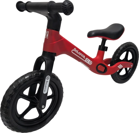 Rower biegowy Balance Bike – dziecięcy rowerek biegowy czerwono-czarny