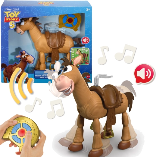 Mattel Disney Toy Story interaktywny zdalnie sterowany koń Mustang 27 cm