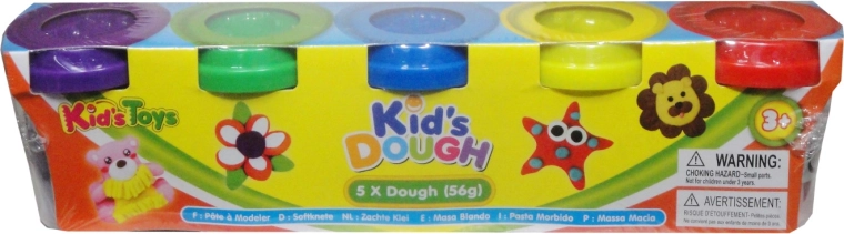 Plastelina – zestaw 5 kolorów