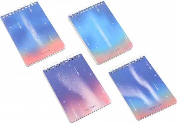 Notatnik na spirali 10 × 14 cm, 80 stron – Zodiac