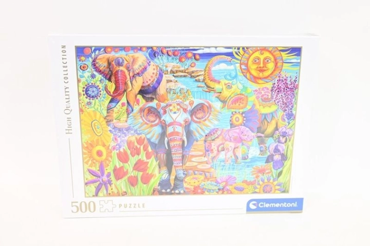 Puzzle Clementoni Elephants Carnival 500 elementów