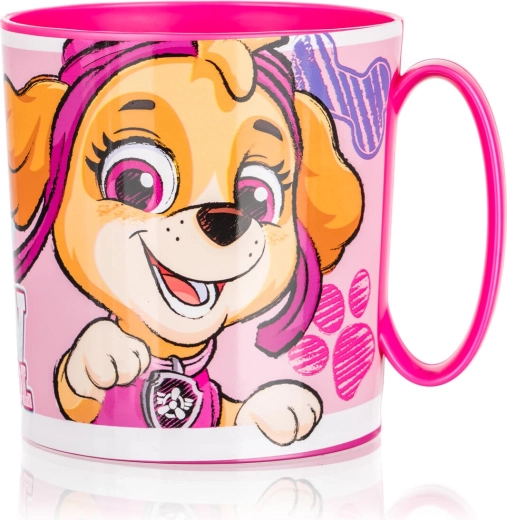 Dziecięcy plastikowy kubek Paw Patrol Skye 350 ml różowy