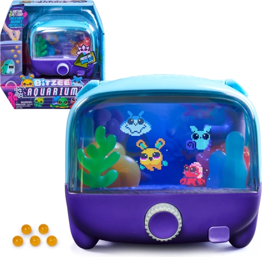 Spin Master Bitzee Aquarium – interaktywne cyfrowe akwarium z wirtualnymi zwierzakami
