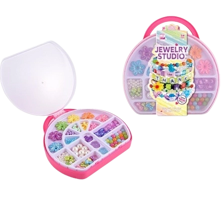 Duży zestaw koralików do kreatywnego tworzenia