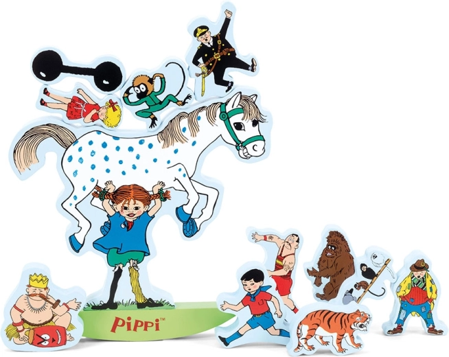 Pippi – balansująca układanka z drewnianych elementów