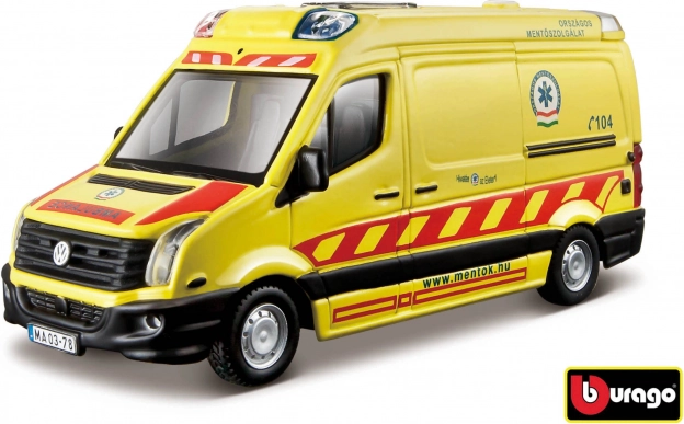 Bburago 1:50 Emergency Volkswagen Crafter Karetka