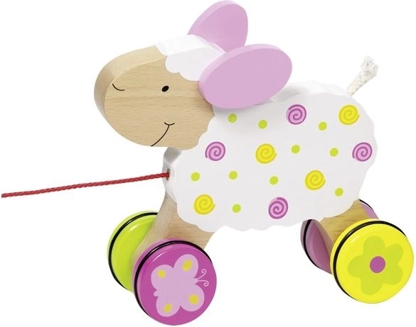 Drewniana owieczka na sznurku Zuzia GOKI