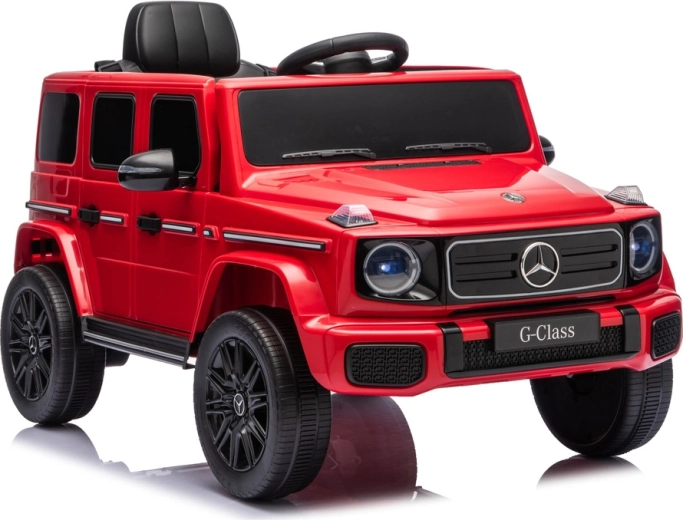 Elektryczny samochód Mercedes G 4x4 24 V czerwony