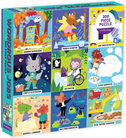 Mudpuppy Level Up! Niezwykłe zawody – puzzle 300 elementów