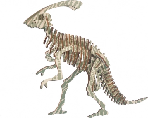 Woodcraft drewniane puzzle 3D parasaurolophus