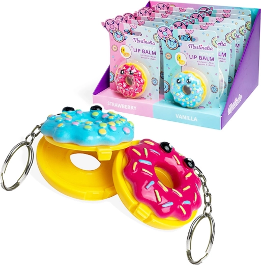 Balsam do ust Donut – brelok do kluczy 4 g - 1 sztuka