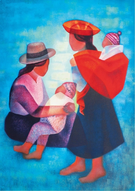 Puzzle BLUEBIRD peruwiańska rodzina – 1000 elementów