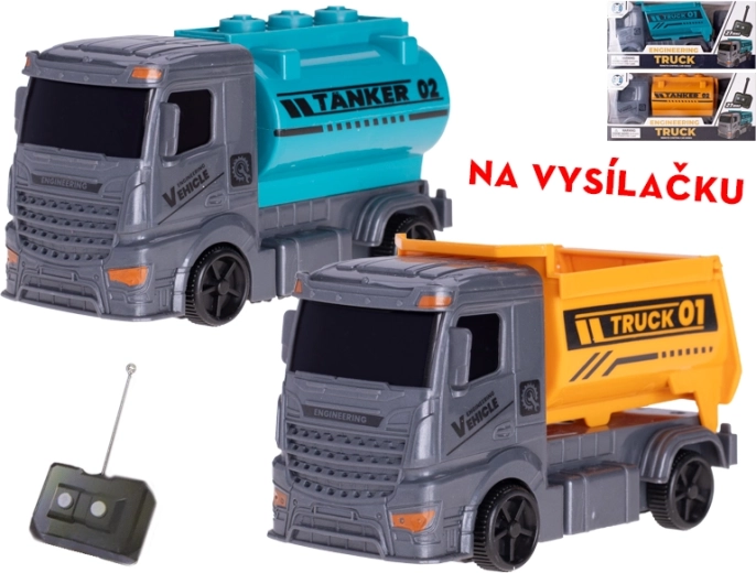 RC ciężarówka 13 cm, 27 MHz – cysterna lub wywrotka