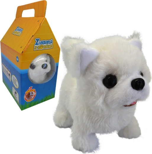 Chodzący piesek Bibi na baterie dla dzieci od 3 lat