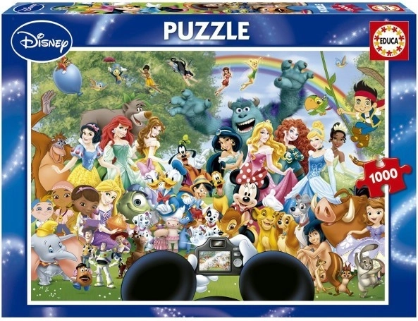 Educa puzzle Niesamowity świat Disney II 1000 elementów