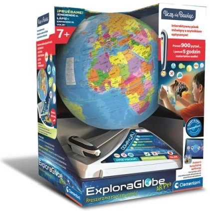 Clementoni interaktywny globus edukacyjny Eduglobus A.R.
