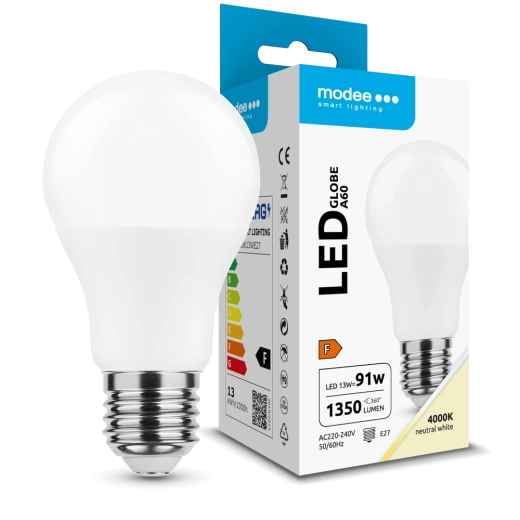 Żarówka LED MODEE LIGHTING Globe A60 13 W E27 neutralna biel