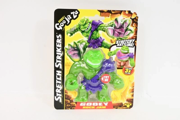 Goo Jit Zu Rock Jaw Stretch Strikers – rozciągana figurka