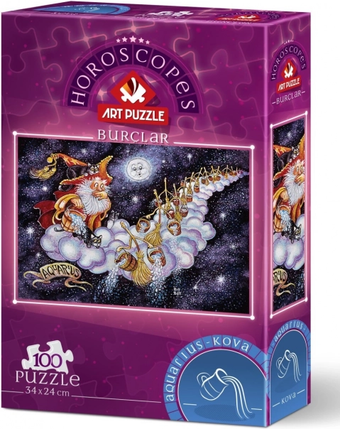 Puzzle Znak zodiaku Wodnik 100 kawałków