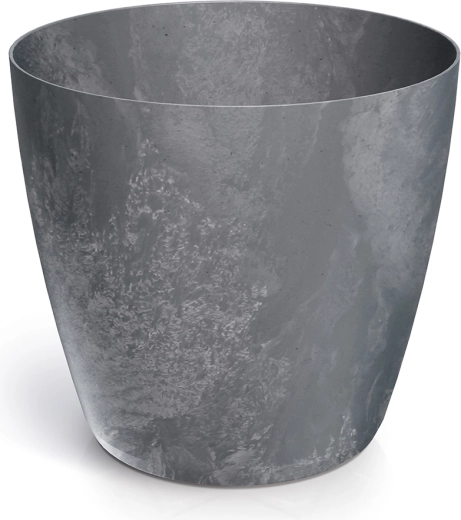 Doniczka z efektem betonu MATE 19,8 cm marengo