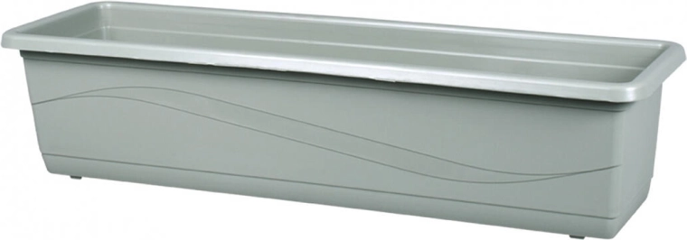 Plastowa skrzynka balkonowa Lobelia Modern 50 cm jasnozielona