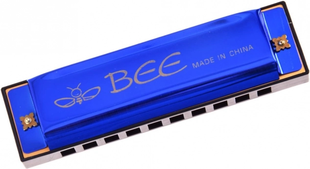 Dziecięca metalowa harmonijka ustna Bee