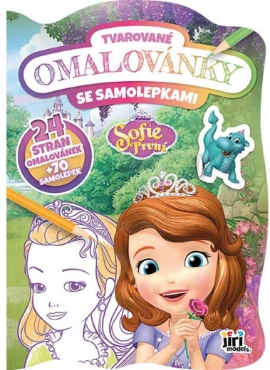 Wycinankowa kolorowanka Jej Wysokość Zosia z naklejkami