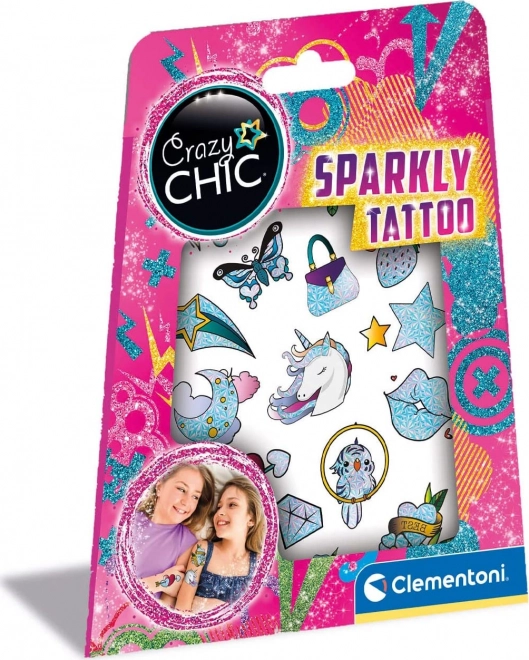 Crazy Chic Błyszczące Tatuaże od Clementoni