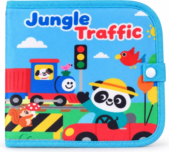 Chipolino Tekstylna książeczka edukacyjna Transport
