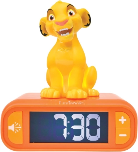 Budzik Lexibook Simba ze świecącą figurką