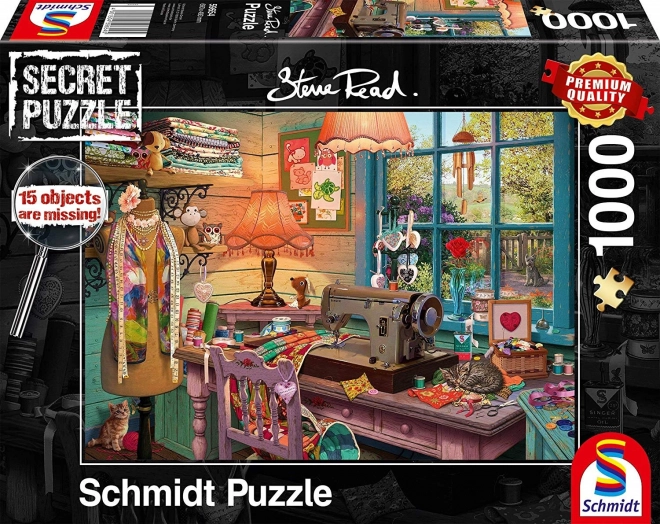 Puzzle Schmidt Secret – pracownia krawiecka, 1000 elementów