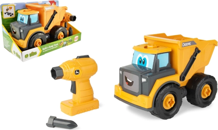 Tomy JOHN DEERE wywrotka do składania z wiertarką Build-A-Buddy