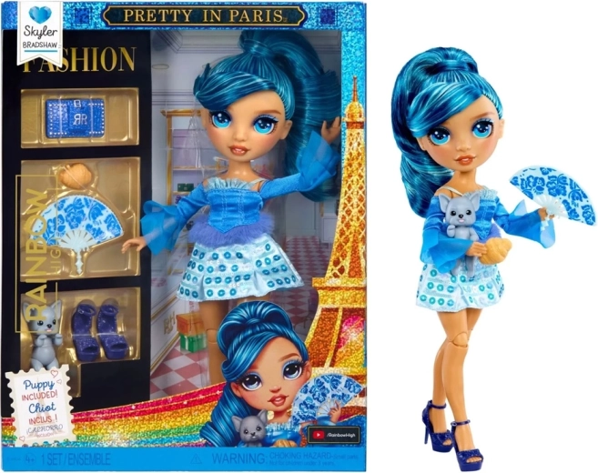 Rainbow High Pretty in Paris modowa lalka Violet