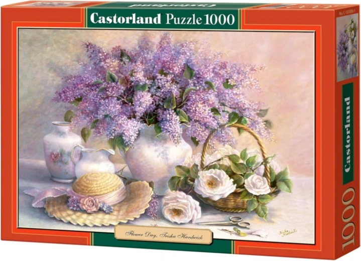 Puzzle Castorland kwiaty – lilaki i róże, 1000 elementów