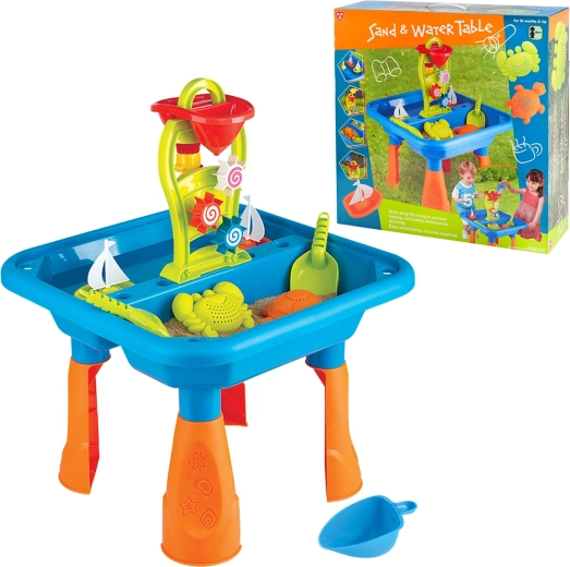 PlayGo stół do wody i piasku – zestaw 20 elementów