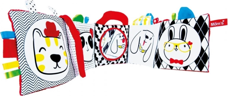 Moms Care Lusterkowa kontrastowa książeczka