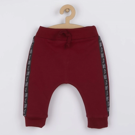 Niemowlęce spodenki dresowe Nicol Races bordo