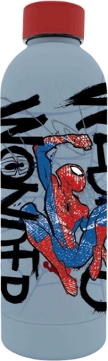 Stalowa butelka z 3D nadrukiem SPIDERMAN 500 ml