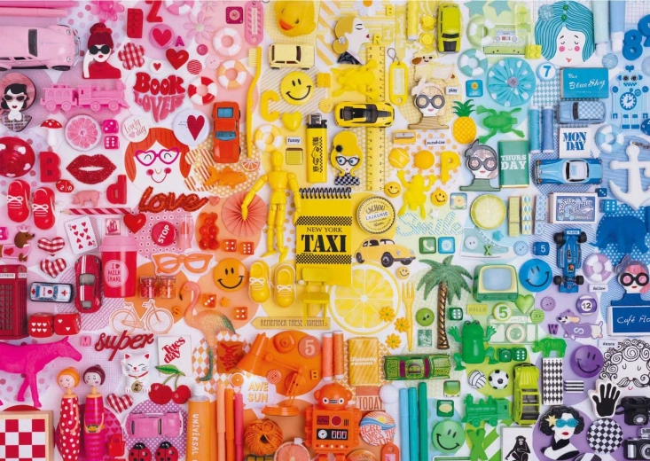 Puzzle kolorowa kolaż 500 elementów EDUCA