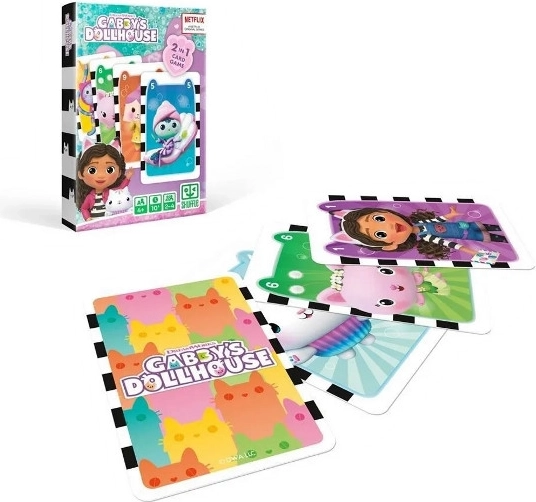 Karty Piotruś i memo Domek Gabi