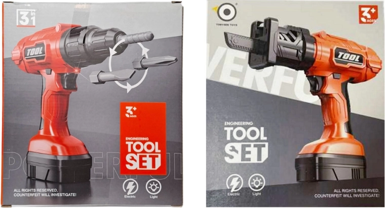 Dziecięca wiertarka elektryczna 2w1 na baterie