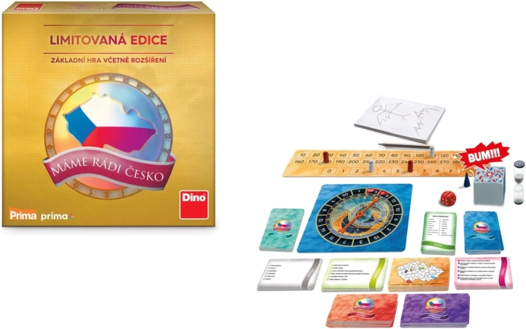 Kochamy Czechy – edycja limitowana, rodzinna gra imprezowa