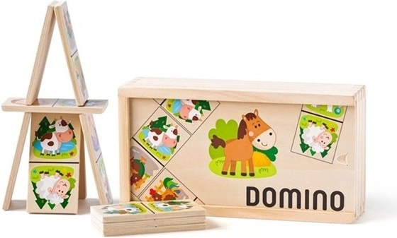 Woodyland domino zwierzęta domowe
